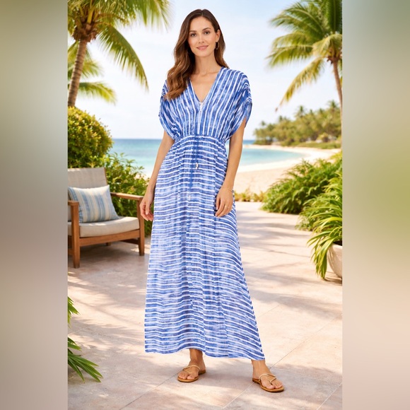 Seafolly Dresses & Skirts - NWOT seafolly inked strip H2O cover up